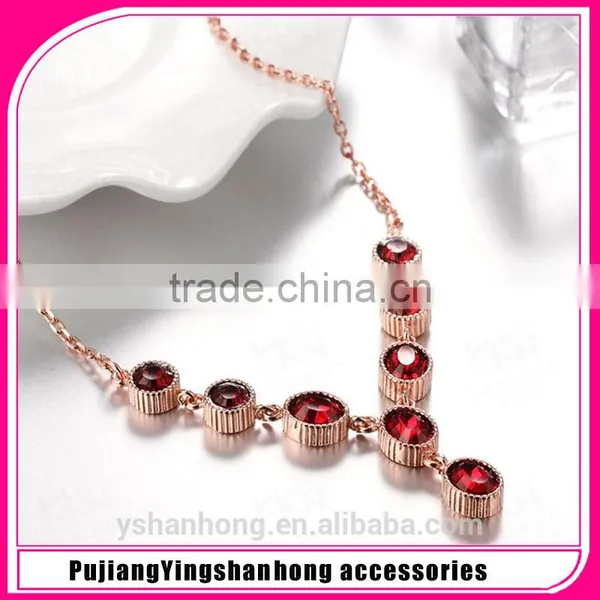 Rose Gold Long Sweater Fashion Chain Neaclaces