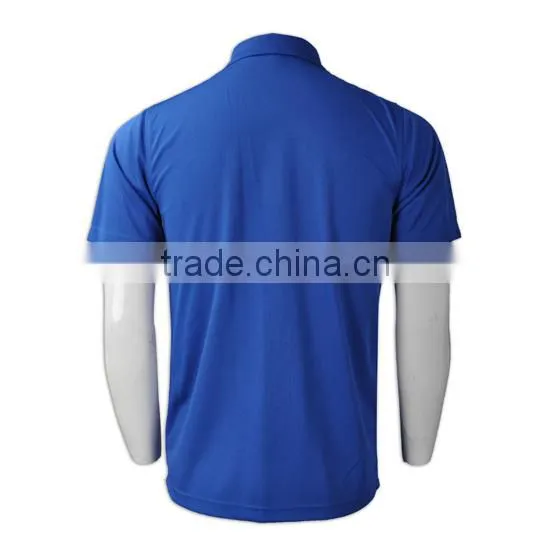 Custom Mens Polo T Shirt Blue Color photo-4