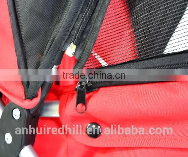 Three Wheel Pet Stroller / Cat & Dog Foldable Carrier Strolling Cart photo-5