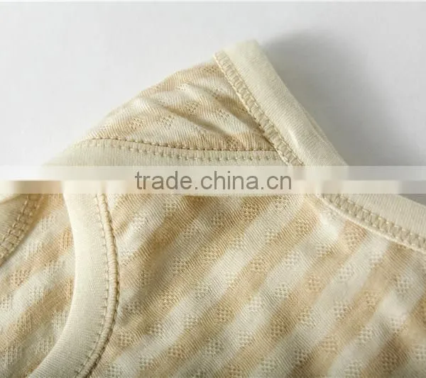 Wholesale 100% Organic Cotton Sleeveless Infant Onesie Baby Clothes Custom Logo photo-4