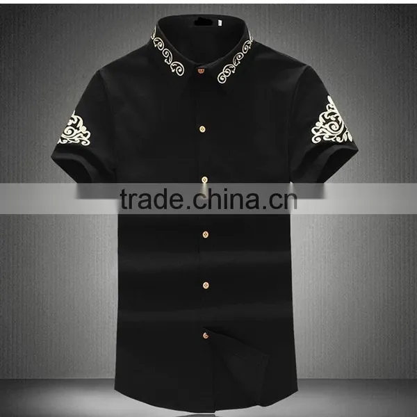 7Cultivate One's Morality Short Sleeve Shirt Embroidered photo-2