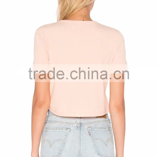 Guangzhou Shandao Garment OEM Customized New Style Summer Casual 180g 100% Cotton Short Sleeve O-Neck Women T Shirt photo-3