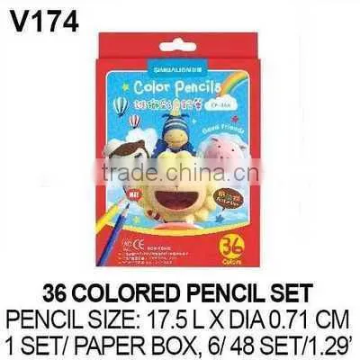 24 PROFESSIONAL NON-TOXIC COLORED PENCIL SET photo-6