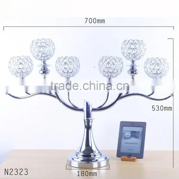 Decoration De Table Stainless Steel Metal Candle Holder Iron Candleholder JC-001 photo-2