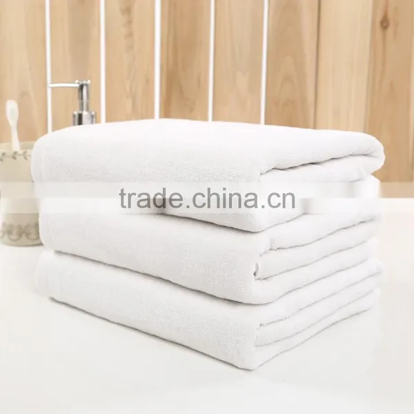 Wholesale Cotton Plain White Hotel Bath Towel 70X140Cm From China Manufacture photo-2