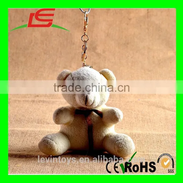 2016 Hot Selling Animal Style Cute Stuffed Plush Teddy Bear Keychain photo-6