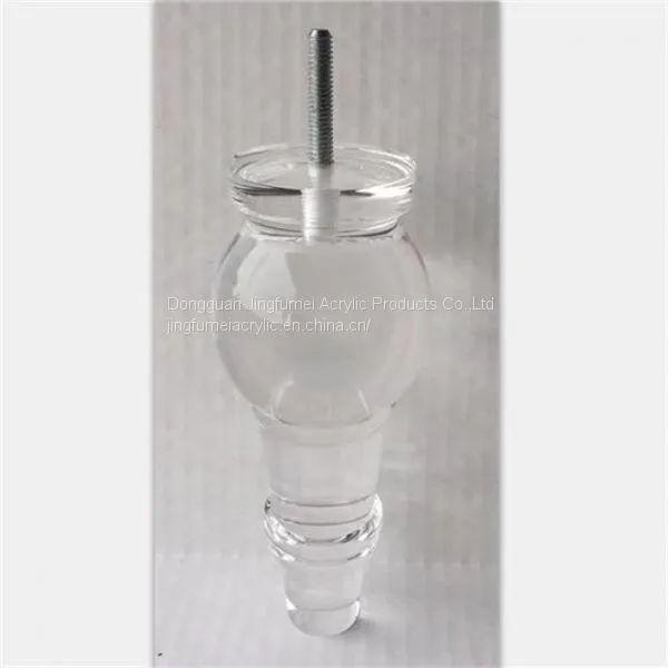 Manufacturer Luxury Acrylic Legs For Furniture Lucite Bed Leg Living Room Sofa Leg photo-4