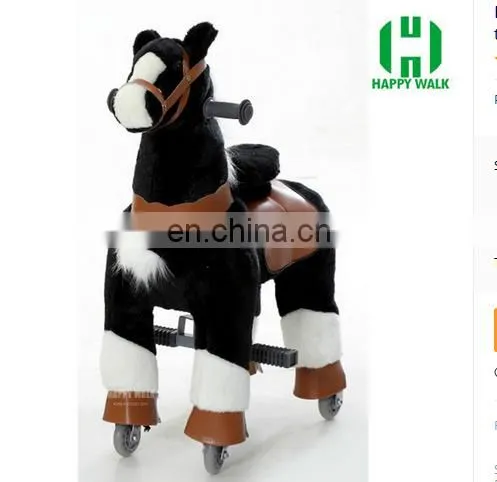 HI 2017 Hot Sale Mechanical Plush Ride on Horse Toy Pony for Kids photo-3