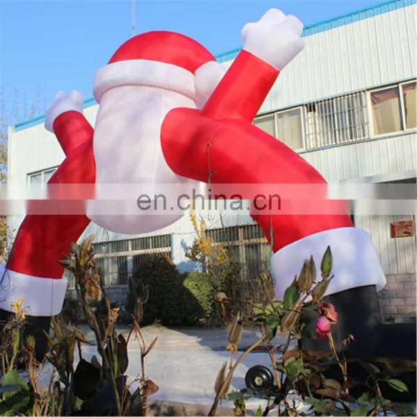 4m High 8m Wideth Giant Inflatable Santa Arch With LED for Park Decoration Sam yu 6609 photo-3