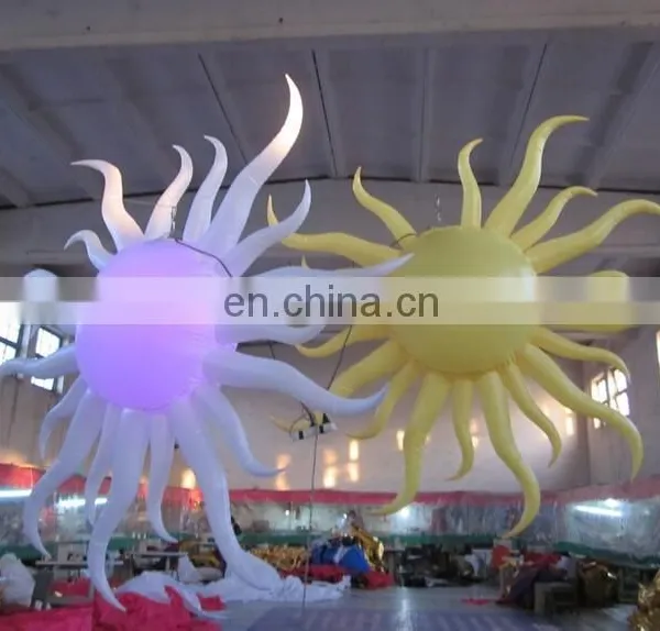 Portable Controling Inflatable Sun Flower Decoration Lighting