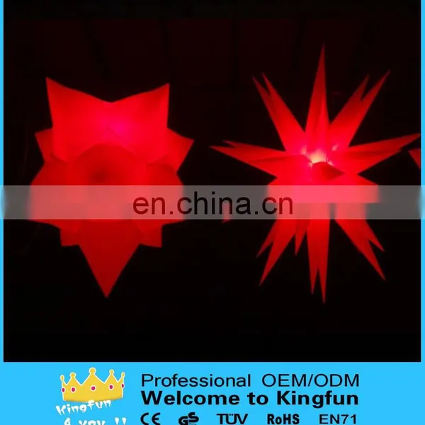 Customized Colorful Haing New Year Deractive Led Star photo-2