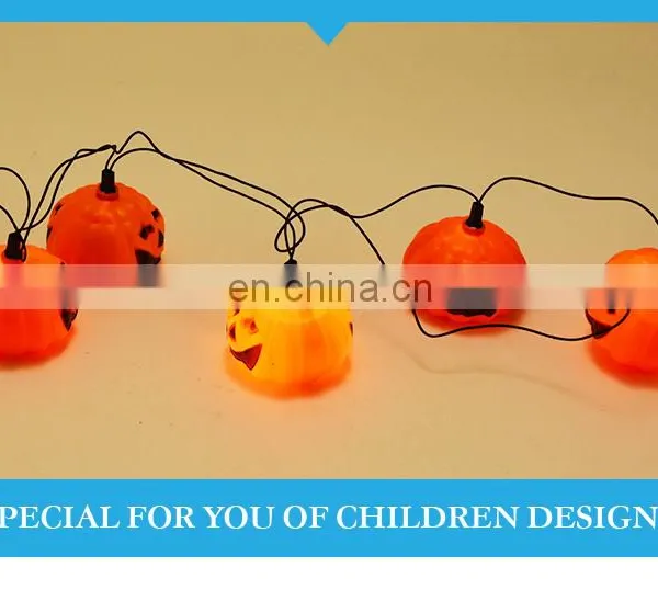 Halloween Decorative Pumpkin Led String Light up Toys With 16pcs photo-3