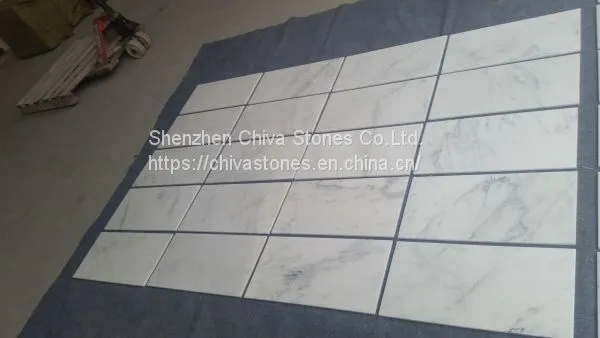 White Marble Tiles With Grey Vein White Marble Tile Marble Slab Cheap White Marble photo-3