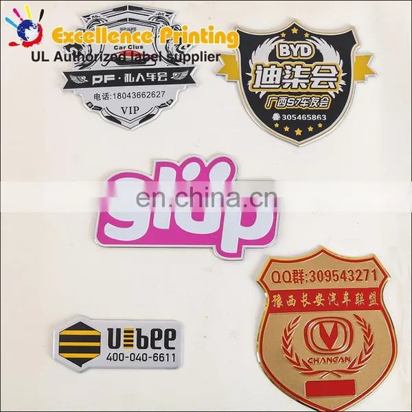 Custom Metal Logo Badge Sticker Label Badge Metal Label photo-4
