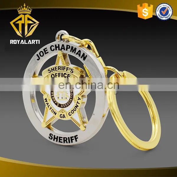 Custom Cartoon Hard Enamel Keychain in Gold Plating photo-2