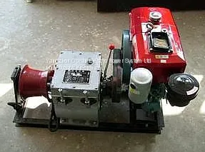 Diesel Engine Powered Winch; Pulling Motored Winch; Cable Pulling Motored Engine Winch photo-2