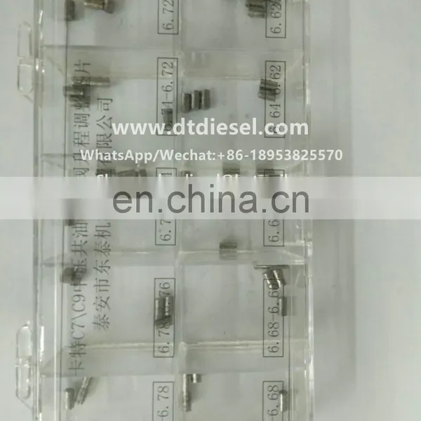 Injector C7 C9 Medium Pressure Nozzle Needle Valve Lift Adjustment Shims 10kidsx5pcs=50pcs photo-3