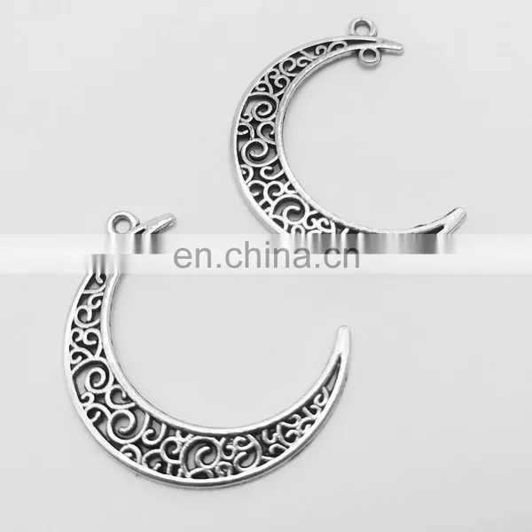 Jewelry Making Supplies Zinc Alloy 3D Leaf Necklace Charm Pendant photo-4