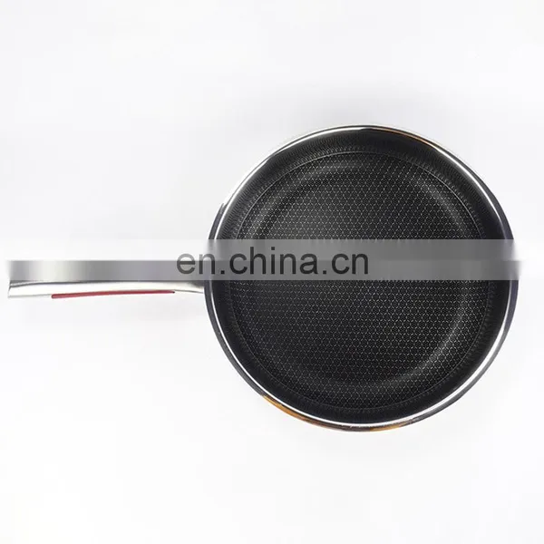 Kitchen Modern Portable Large Industrial Cheap Non Stick Deep 4 Egg Ceramic Frying Pan photo-5