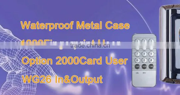 HSY-F107 Hot Selling Waterproof Biometric Fingerprint 125khz ID Card Door Access Control Machine Wiegand26 Input Output photo-6