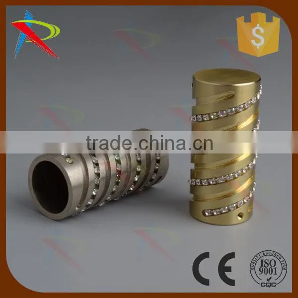 Diamond Crystal Finials for Curtain Rod/pole/tube photo-2