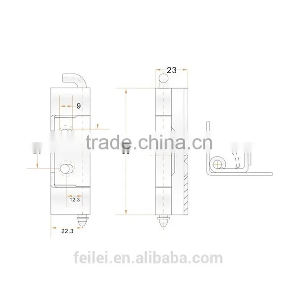 Stainless Steel Hinge for Industry Electric Cubicle Door Gate Use photo-5
