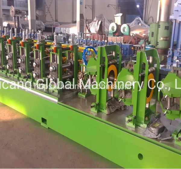 Galvanized Steel Quick Change High Frequency Pipe Profile Manufacturing Equipment photo-5