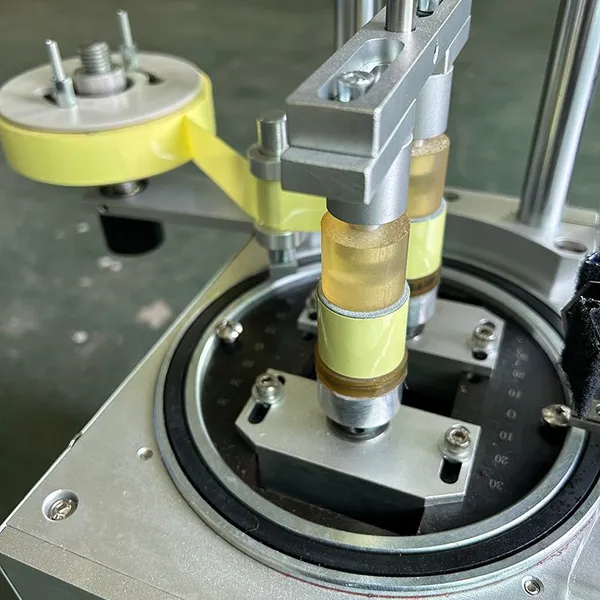 HY-B03 Double Down Pressure Pneumatic Induction Coil Tape Machine photo-4