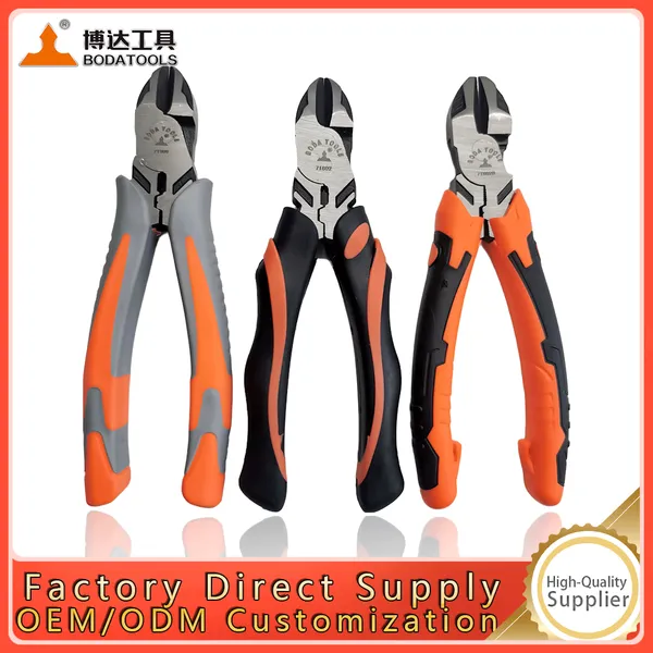 Factory Wholesale Customized Industrial-grade Diagonal Pliers With Eccentric and Labor-saving Design