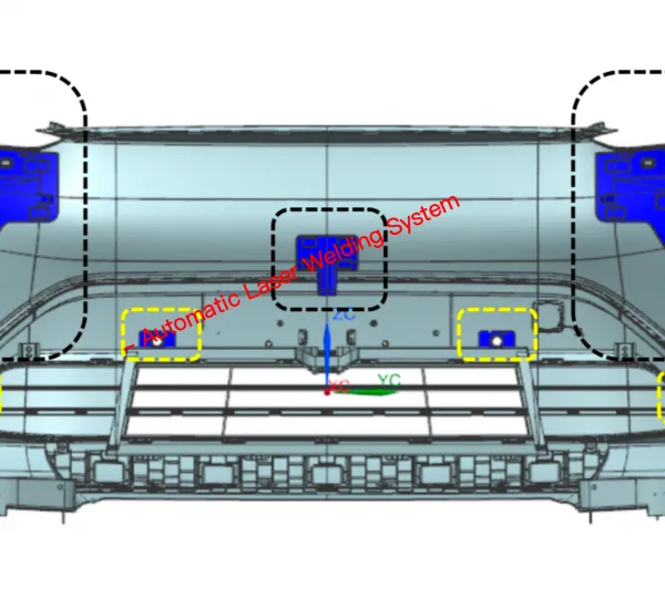 Automotive Bumper Robotic Punching & Ultrasonic Welding Machine photo-2