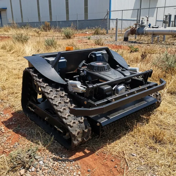 Low Maintenance Wildfire Prevention Zones Grass Control Factory Remote Operated Track Mowing Machine