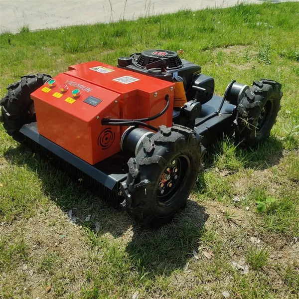 Single-Cylinder Four-Stroke 20 Inch Cutting Blade Robot Remote Control Lawn Mower photo-3