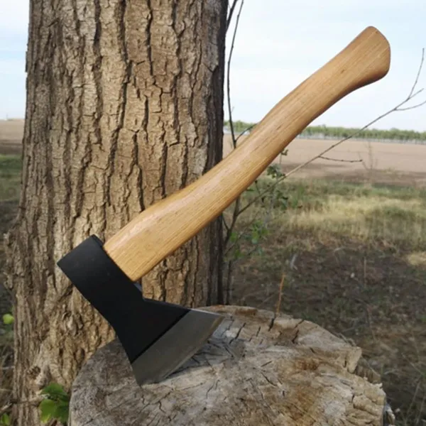 Wholesale Hatchet Axe With Wooden Handle for Camping Gardening Firewood and Household Use photo-4