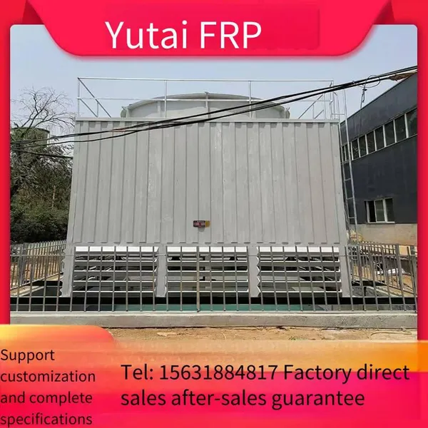 Fiberglass Reinforced Plastic Cooling Tower, Industrial Closed Cooling Tower for Temperature Reduction, Low Noise for Cooling Circulating Water, Yutai Environmental Protection photo-4