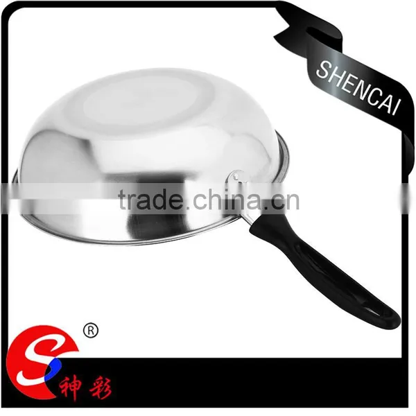 FDA LFGB SGS Stainless Steel Non Stick Frying Pan for House photo-2