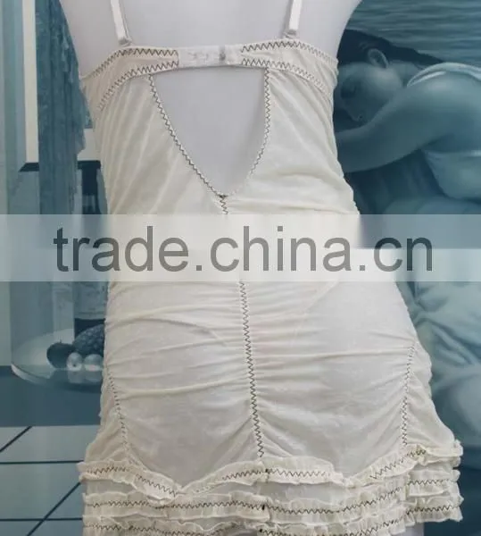 New Fashion Milky White Sweet Lingerie Babydolls photo-3