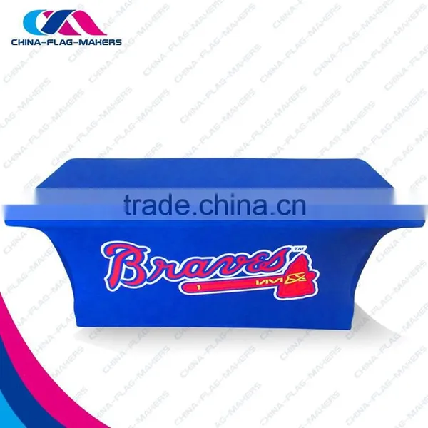 Wholesale Trade Show Polyester Table Cloth Cover photo-3