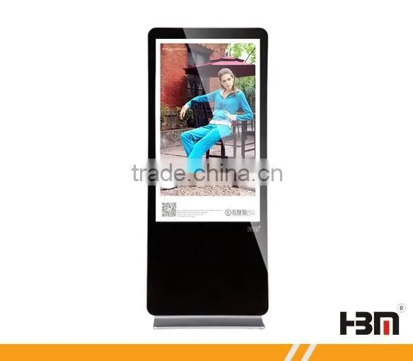 55 Inch All in One Touch Kiosk With Wifi 3G Advertising Player
