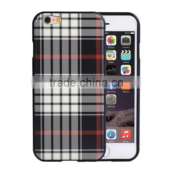 SLD Grid Graid England Style Shockproof Soft TPU Rubber Back Cover Case for Samsung S7 Edge S7 S6 Edge Plus S6 Edge S6 MT-5805 photo-2