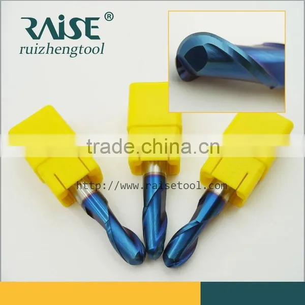 Solid Carbide Ball Nose End Milling Cutters , Milling Machine Bits photo-2