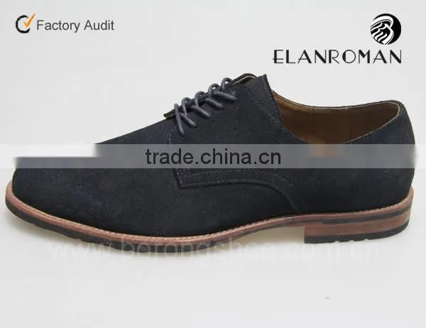 Britian Classical Rubber Outsole Suede Upper Men Leather Shoe photo-2