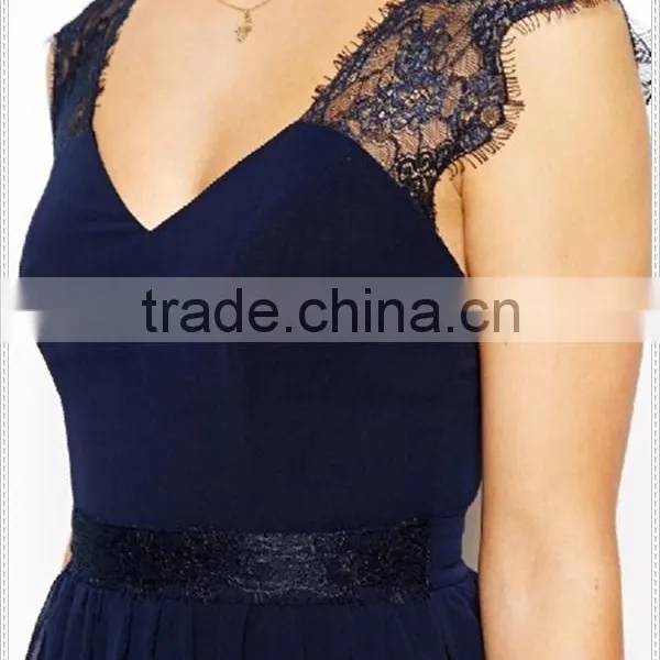 OEM Ladies Lace Dress Design High Quality Polished Lace Dress Quality Choice photo-3