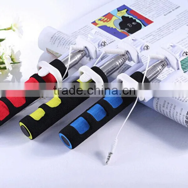 Mini Selfie Stick With Bluetooth Shutter Button,Custom Handheld Bluetooth Selfie Stick Monopod Stick
