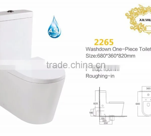 Bathroom Sanitary Ware Toilet Bowl One Piece wc photo-2