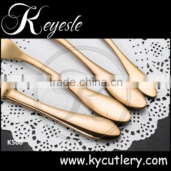 Stainless Steel Cutlery, Flatware Set, Bulk Gold Flatware photo-2