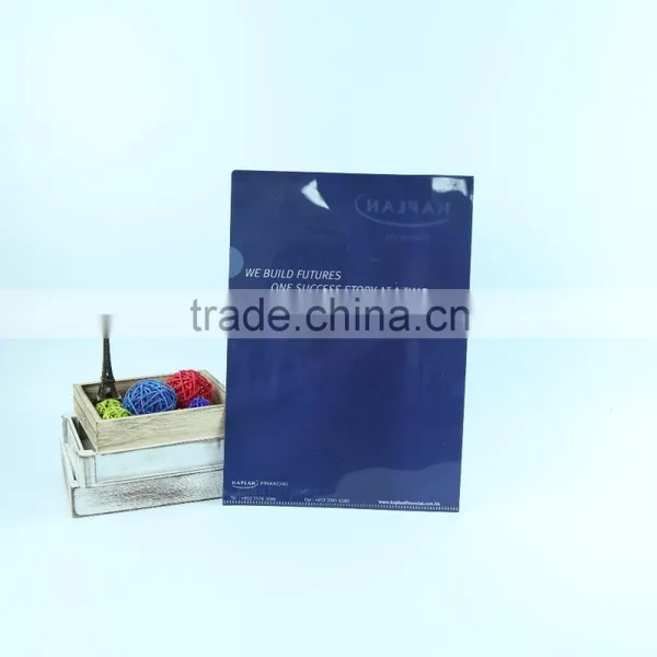 Cheap Price l Shape Folder, Plastic File Folder Cover, Clear Sheet Protector Folder With L Shape Opening for Office Stationery photo-2