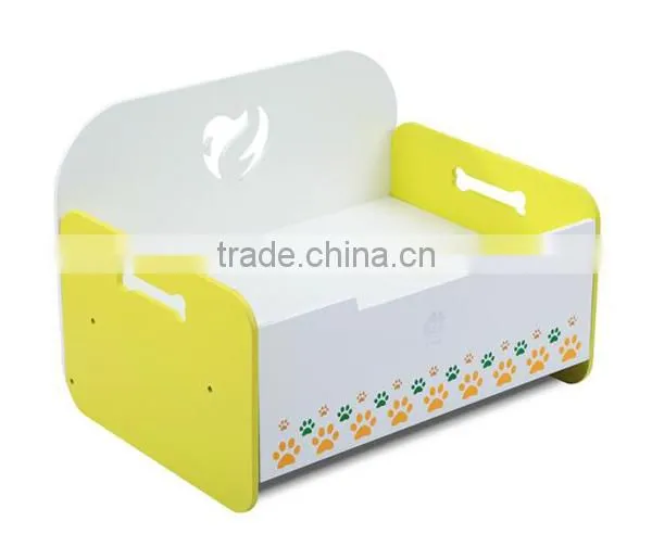 Pet Accessories Durable Fashion Wooden Raised Dog Bed With Drawer photo-6