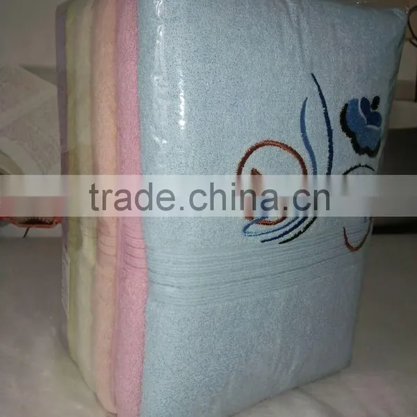 Sell Well Big Size Solid Color Cotton Dobby Bath Towel,Full Size Many Colours Soft and Good Absorption Bath Towel photo-4