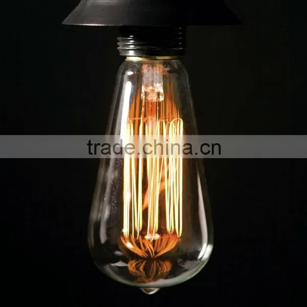 Vintage 1910 Squirrel Cage Filament Edison Bulb photo-3