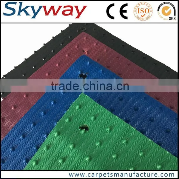 High Quality Easy Clean Non Skid Bottom PVC Purple Car Mats
